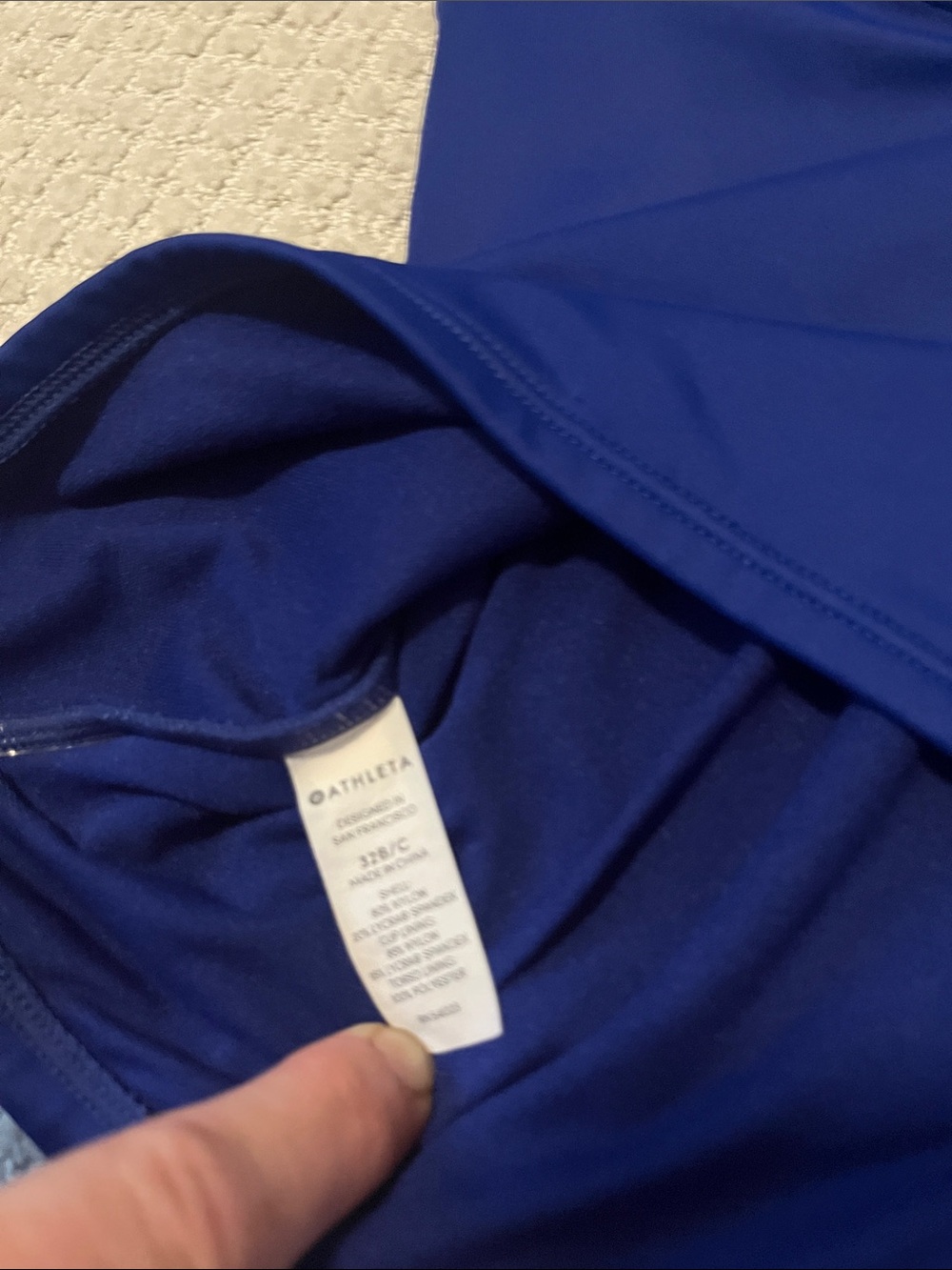 Blue Athleta Tankini Top 32 B/C - Picture 2 of 7
